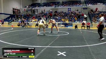 285 lbs Quarterfinal - Massimo Sullivan, UNC Pembroke vs Jacob Telles, King