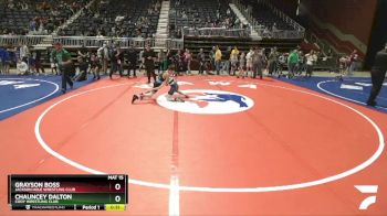 97 lbs Champ. Round 1 - Grayson Boss, Jackson Hole Wrestling Club vs Chauncey Dalton, Cody Wrestling Club
