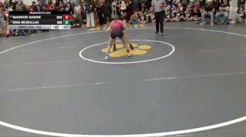 100 lbs Cons. Round 4 - Erin McMullan, Green River vs Madison Haskin, North Fork High School