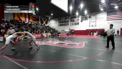 126 lbs 1st Place Match - Caden Garriott, South Torrance vs Josiah Leyvas, La Serna