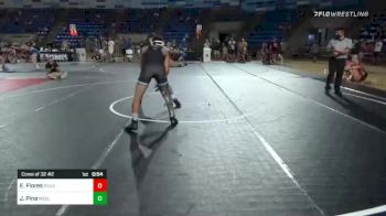 120 lbs Consi Of 32 #2 - Elijah Flores, Pounders WC vs Josiah Pina, Wesley Club