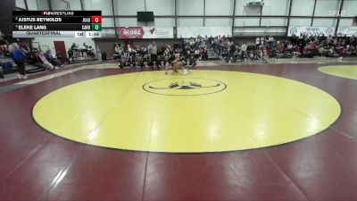 165 lbs Quarterfinal - Justus Reynolds, Juab vs Eleke Lang, Carbon