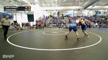 285 lbs Champ. Round 1 - Avery Florence, Junction City vs Landon Sweat, Gardner Edgerton