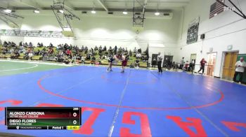 285 lbs Cons. Round 3 - Diego Flores, Cerritos College vs Alonzo Cardona, Victor Valley College