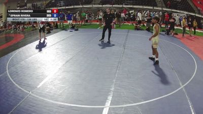 138 lbs Quarters - Lorenzo Romero, Oregon vs Efrain Rivera, South Carolina