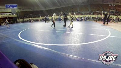 70 lbs Consi Of 4 - Steven Rodriguez, Mustang Bronco Wrestling Club vs Brevyn Brooks, SEO Wrestling Club