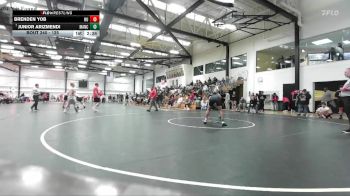 125 lbs Cons. Round 2 - Junior Arizmendi, Manchester vs Brenden Yob, Heidelberg