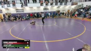 77 lbs Semifinal - Bobby Hernandez, Cody Middle School vs Wyatt Day, Lander Middle School