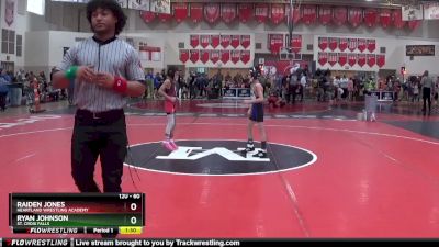 60 lbs Round 1 - Raiden Jones, Heartland Wrestling Academy vs Ryan Johnson, St. Croix Falls