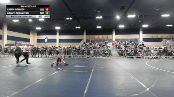 109 lbs Consi Of 16 #2 - Justin Nguyen, Bella Vista HS vs Sonny Cervantes, Sbtc Lv