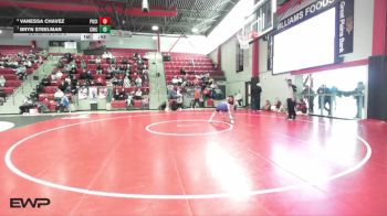 125 lbs Cons. Round 2 - Bryn Steelman, CHICKASHA vs Vanessa Chavez, PONCA CITY