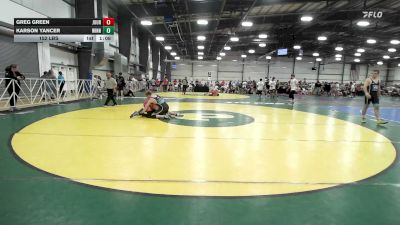 152 lbs Rr Rnd 1 - Greg Green, Journeymen Blue - HSB vs Karson Yancer, Winn Dixie - HSB