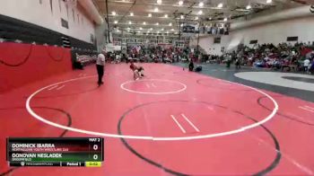 120 Boys Cons. Round 2 - Donovan Nesladek, Broomfield vs Dominick Ibarra, Northglenn Youth Wrestling Clu