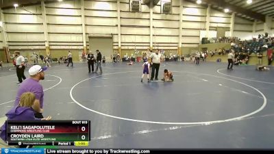 70 lbs Cons. Round 1 - Croyden Laird, Southern Utah Elite Wrestling vs Keli`i Sagapolutele, Champions Wrestling Club