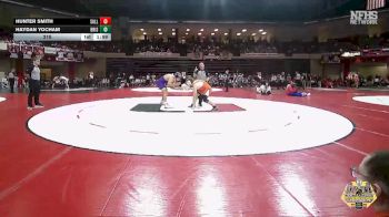 215 lbs Semifinals (8 Team) - Hunter Smith, SALLISAW vs Haydan Yocham, BRISTOW