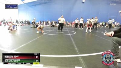 110 lbs Round 3 (4 Team) - Karter Walker, Missouri Outlaws vs Brecken Grav, Firebird Elite