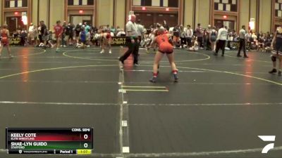 100/110 Cons. Semi - Keely Cote, Elite Wrestling vs Shae-Lyn Guido, Stafford