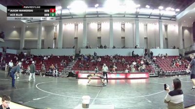 78 lbs Cons. Round 2 - Ace Ellis, Hanover Hawkeye Youth Wrestlin vs Jaxon Wawerski, Hanover Hawkeye Youth Wrestlin