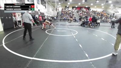 132 lbs Cons. Round 5 - Andrew Aguilera, Highland vs Hector Cabrera, La Quinta/LQ