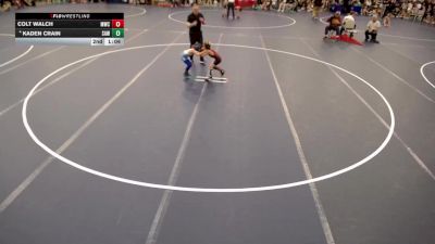 8U - C Champ. Round 1 - Lightning Whiterabbit, Coon Rapids Mat Bandits Wrestling Club vs Thor Collison, Becker Bulldog Wrestling Club