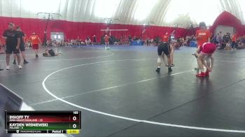 165 lbs Round 3 (6 Team) - Kayden Wisniewski, Pulaski vs Imhoff Ty, Iowa Grant/Highland