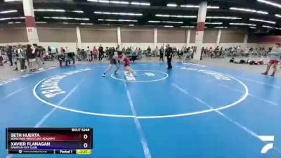 132 lbs Cons. Round 3 - Seth Huerta, Boneyard Wrestling Academy vs Xavier Flanagan, Spartan Mat Club