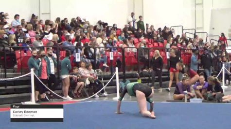 Carley Beeman - Floor, Colorado Gym Inst. - 2021 Region 3 Women's Championships