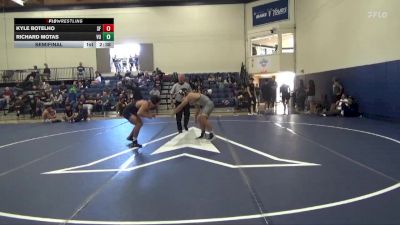 165 lbs Semifinal - Richard Motas, Vanguard vs Kyle Botelho, San Francisco State