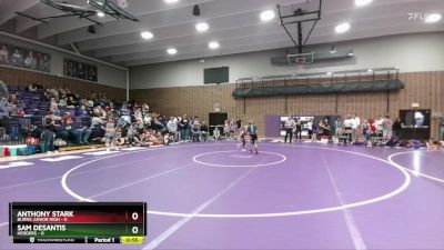 65 lbs Round 2 (6 Team) - Anthony Stark, Burns Junior High vs Sam Desantis, Herders