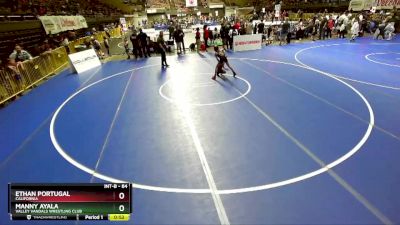84 lbs Cons. Round 3 - Ethan Portugal, California vs Manny Ayala, Valley Vandals Wrestling Club