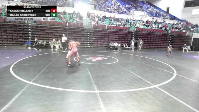 132 lbs Consi Of 8 #1 - Caesar Bellamy, Orangeburg-Wilkinson vs Bailen Somerville, Walhalla