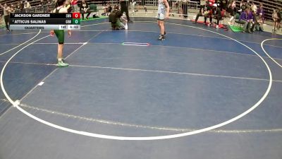 118 lbs Quarters - Jackson Gardner, Sanderson Wrestling Academy vs Atticus Salinas, Gold Rush Wrestling