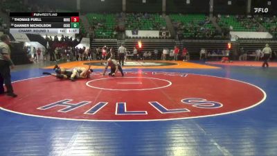 1A-4A 175 Champ. Round 1 - Thomas Fuell, New Hope HS vs Danner Nicholson, Cherokee County