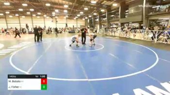 145 lbs Consolation - Michael Bobola, MA vs Jerrdon Fisher, KS