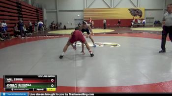 165 lbs 1st Place Match - Will Esmoil, Coe vs Jayden Terronez, St. Ambrose University