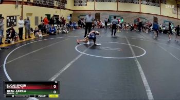 72 lbs Round 9 (10 Team) - Dean Juhola, Kraken vs Lucas Spicer, Mat Warriors