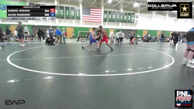 138 kg Semifinal - Gabriel Rosado, Gold Rush Wrestling vs Jacob Vanderiet, Thoroughbred Wrestling Academy