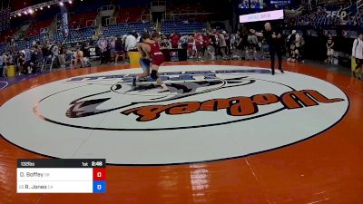 132 lbs Rnd Of 64 - Daaron Boffey, OK vs Robert Jones, CA