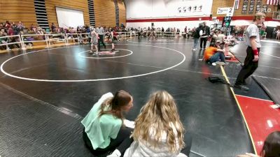 75B Quarterfinal - Kaygen Woodall, Lincoln Middle School vs Isaac Haddix, Thermopolis Middle School