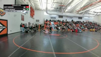 144 lbs 5th Place Match - Coyt Krieger, Hardin vs Jonah Schulz, Cody