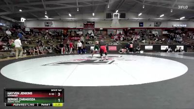 184 lbs Cons. Round 2 - Sergio Zaragoza, Adams State vs Hayven Jenkins, Newberry