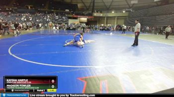 130 lbs Round 3 - Madison Fowler, Thunder Mountain Wrestling Club vs Kaysha Hartle, Steelclaw Wrestling Club