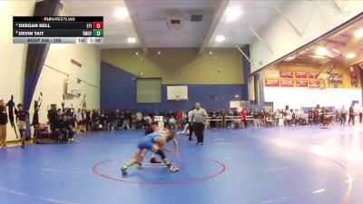 106 lbs Quarterfinal - Devin Tait, Temescal Canyon vs Deegan Bell, Etiwanda