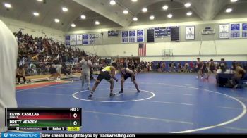195 lbs Champ. Round 2 - Brett Veazey, Servite vs Kevin Casillas, BigKat
