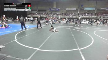 58 lbs Semifinal - Kyden McElroy, Garden City Wrestling Club vs Mila Gutierrez, Top Rank Hammers