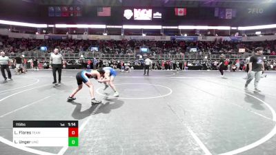 115 lbs Round Of 16 - Luis Flores, Team Oklahoma vs Lincoln Unger, Lincoln Squires
