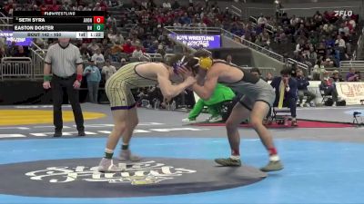 150 lbs Quarterfinal - Seth Syra, Avon vs Easton Doster, New Haven