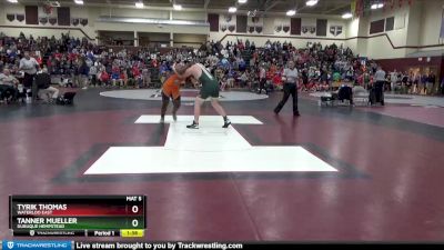 JV-40 lbs Quarterfinal - Tyrik Thomas, Waterloo East vs Tanner Mueller, Dubuque Hempstead