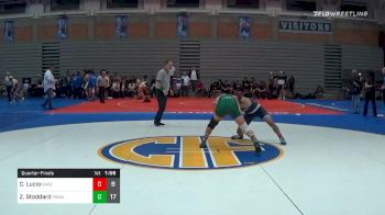 140 lbs Quarterfinal - Cade Lucio, Bakersfield vs Zane Stoddard, Poway
