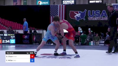72 kg Rnd Of 32 - Brody Olson, Minnesota Storm vs Calvin Miller, California